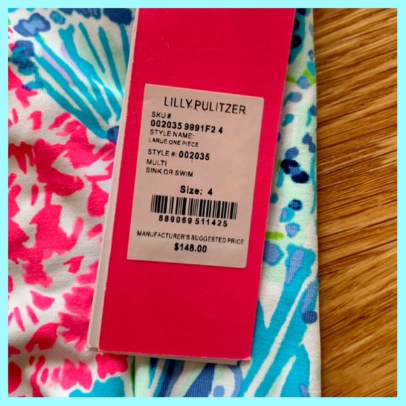 Lilly Pulitzer LARUE ONE-PIECE SWIMSUIT (NWT) - Picture 10 of 11